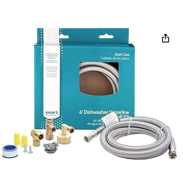 Smart Choice Dishwasher Waterline Install Kit