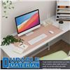 Image 1 : Knodel Dual-Sided Desk Mat Pink/Silver