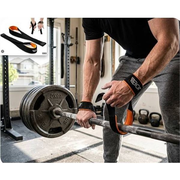WARM BODY COLD MIND V2 Lifting Wrist Straps for Weightlifting - Hand Straps for Powerlifting, Crossf