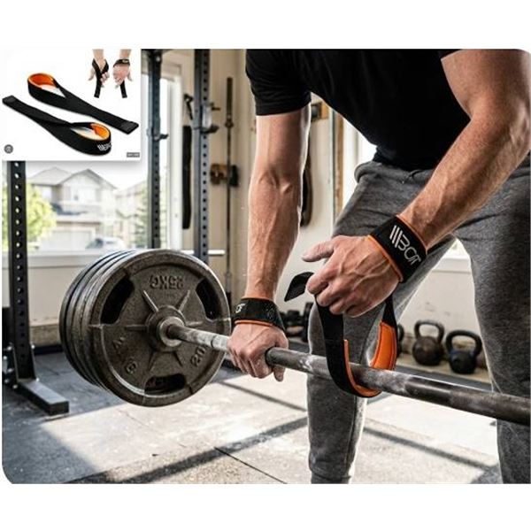 WARM BODY COLD MIND V2 Lifting Wrist Straps for Weightlifting - Hand Straps for Powerlifting, Crossf