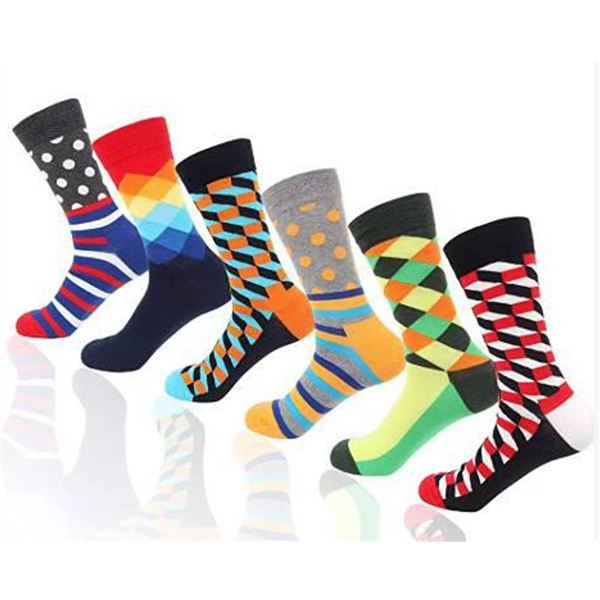 Miss Shorthair Men's Dress Socks 6 Pack