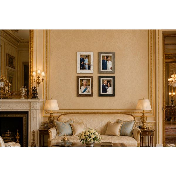 LOT OF 4 - RUSTIC FARMHOUSE 5x7 Inch Picture Frames