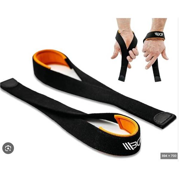 WARM BODY COLD MIND V2 Lifting Wrist Straps for Weightlifting - Hand Straps for Powerlifting, Crossf