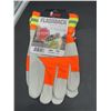 Image 3 : Watson Flashback Hi-Vis Leather Gloves L/G