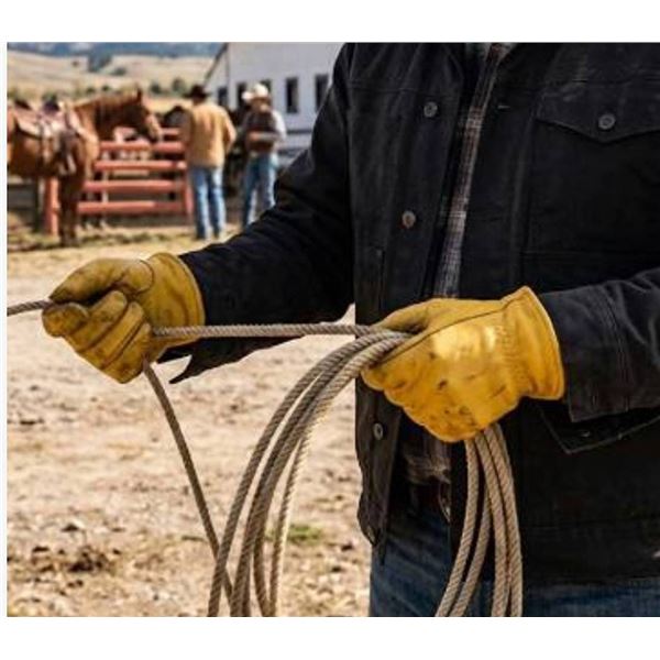 Watson Range Rider Deerskin Driver Gloves L