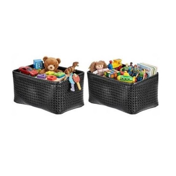 Amazon Basics Storage Bins, 2-Pack