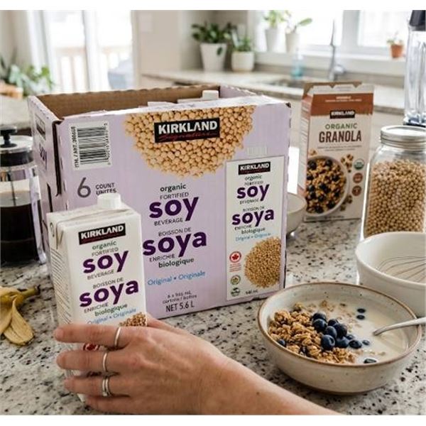 Kirkland Organic Fortified Soy Beverage 6x946