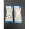 Image 2 : Eaton Decorator Duplex Receptacle Lot o 2