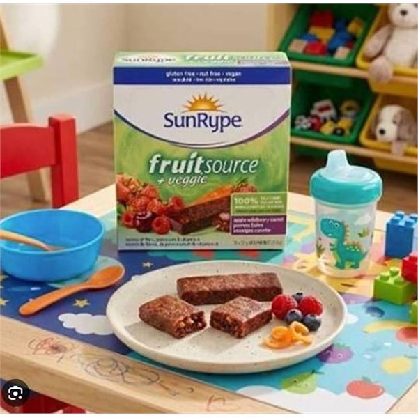 SunRype FruitSource + Veggie Bars, 15 Pack