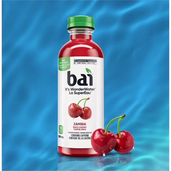 Bai Zambia Bing Cherry 12-Pack x 530ml
