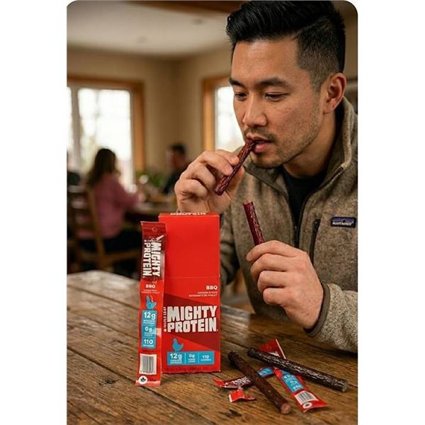 Maple Leaf Mighty Protein BBQ Chicken Sticks 12x32g