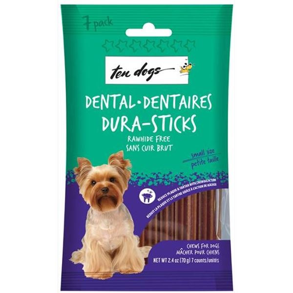 Two Dogs Dental Dentaire Dura-Sticks 5 Packs