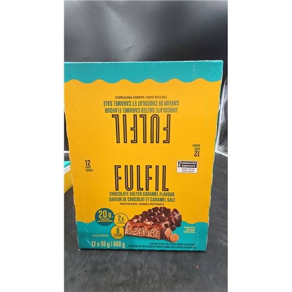 FULFIL Chocolate Salted Caramel Bars 12-Pack