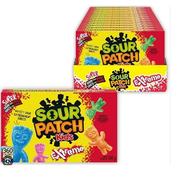Sour Patch Kids Extreme 12 x 100g Box