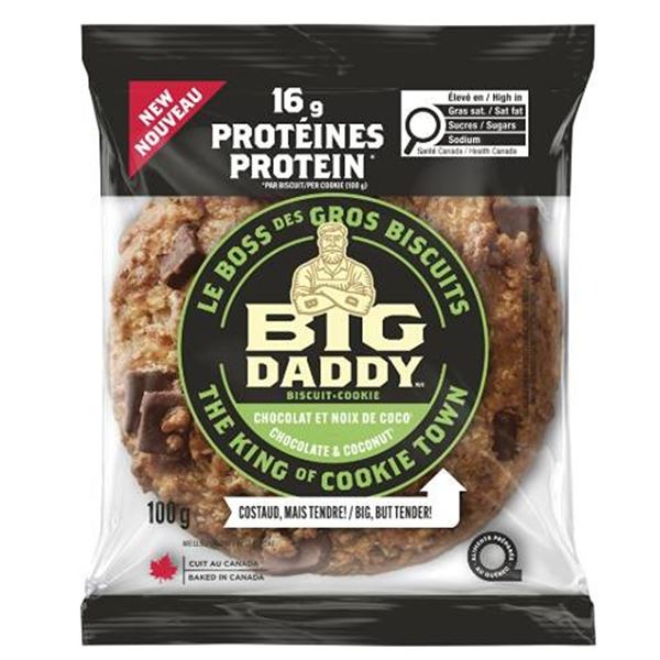 Big Daddy Chocolate & Coconut Protein Cookies 7x100g