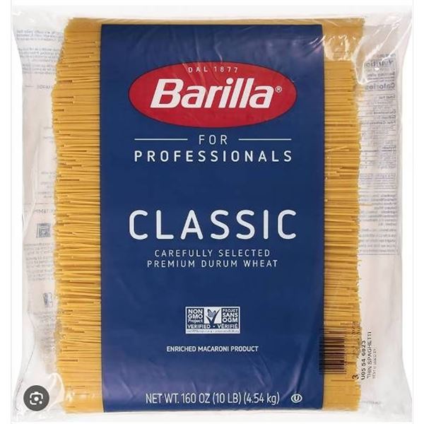 Barilla Classic Spaghetti 10 lb Pack