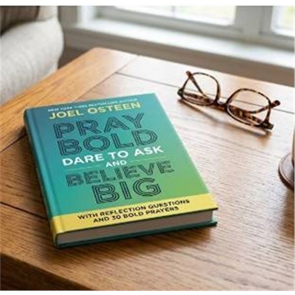 Pray Bold by Joel Osteen Hardcover Book