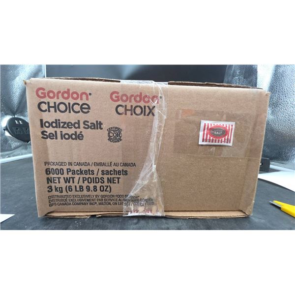 Gordon Choice Iodized Salt 6000 Packets