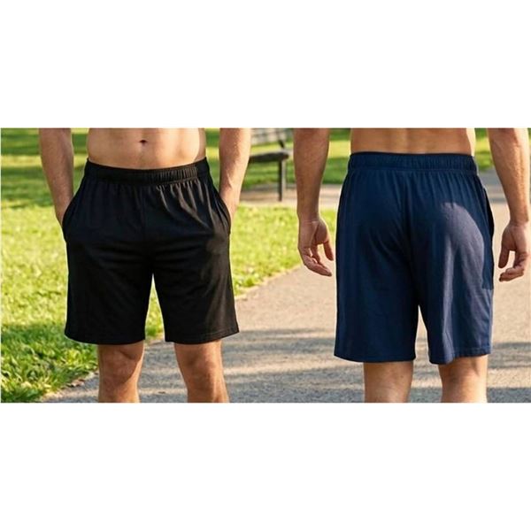 32 Degrees HEAT Men's 2-Pack Lounge Shorts Small