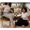 Image 1 : Frank Ultra-Soft Ladiesâ€™ Cargo Lounge Pant 2 Pack Size Small