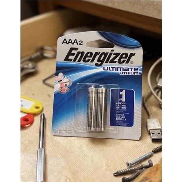 Lot of 4 -Energizer Ultimate Lithium AAA 2-Pack Lot