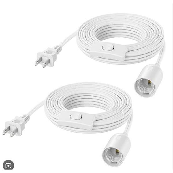 Cable Matters 2-Pack Hanging Lamp Cord
