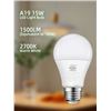 Image 1 : Yaoheng 15W A19 LED Bulbs, 10 Pack