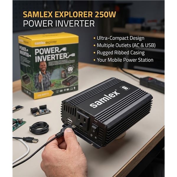Samlex Explorer 250 Watt Power Inverter