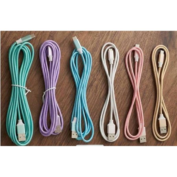 Pack of 6 USB Charging Cables
