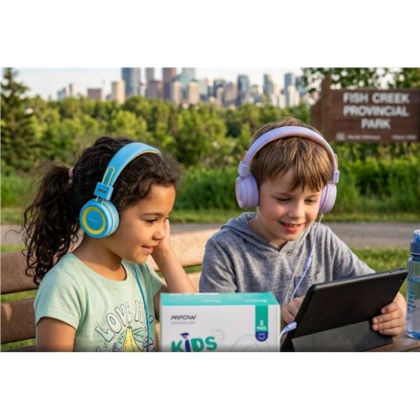 Mpow CH6 Kids Wired Headphones 2-Pack
