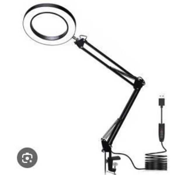 LED Magnifying Lamp With Clamp