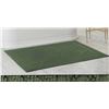 Image 1 : Green Cotton Woven Bath Mat