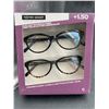 Image 2 : +1.50 Foster Grant Blue Light Reading Glasses Set 2 Pair