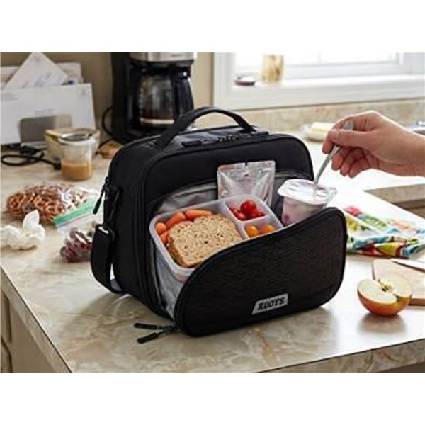 Roots Black Lunch Bag