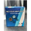 Image 3 : 'Pyro' Bicycle Light Set, USB Rechargeable, Ultra Bright, Bicycle Light, Front and Rear Bike Light, 