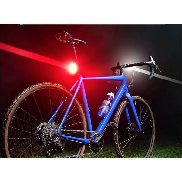 'Pyro' Bicycle Light Set, USB Rechargeable, Ultra Bright, Bicycle Light, Front and Rear Bike Light, 