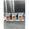Image 2 : Lot of 3 -Sistema To Go PortionPod Food Storage Containers, 210 mL, Assorted Colours, 2 PackPattern