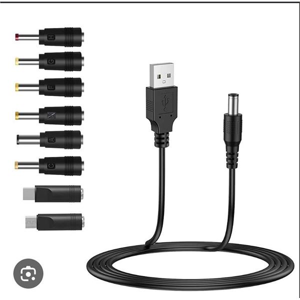 5V DC Power Cable with Connectors