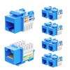 Image 1 : iwillink Cat6 Keystone Jack 10-Pack, RJ45 Keystone Jack, 90-Degree Ethernet Keystone Coupler, Punch 