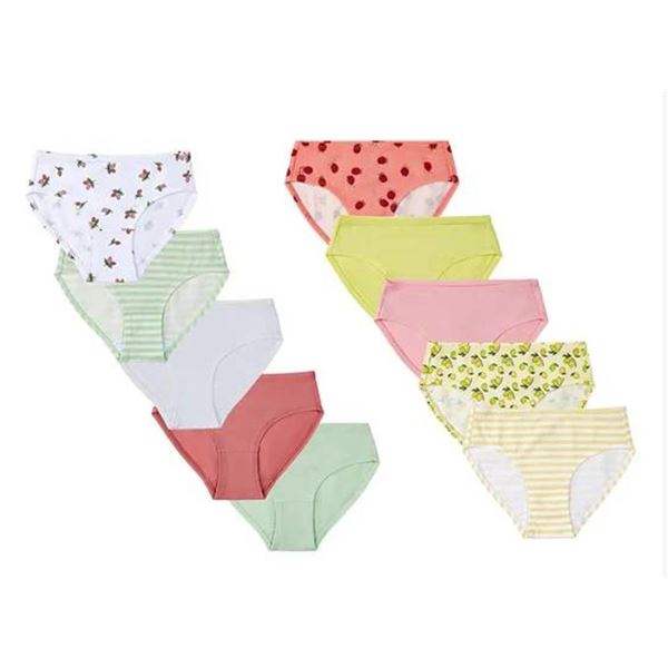 Trimfit Girls Bikini Underwear 10-Pack M/M 7/8