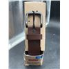 Image 2 : Levi's Men's Leather Belt, Brown, Large