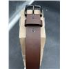 Image 3 : Levi's Men's Leather Belt, Brown, Large