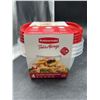 Image 3 : 4 Pack Rubbermaid Take Alongs 5.2 Cup Containers Set