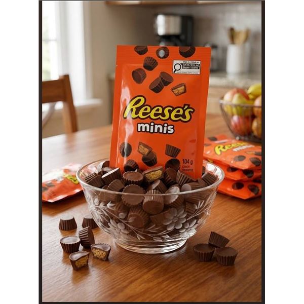Lot of 6 Reese's Minis 104g Bags