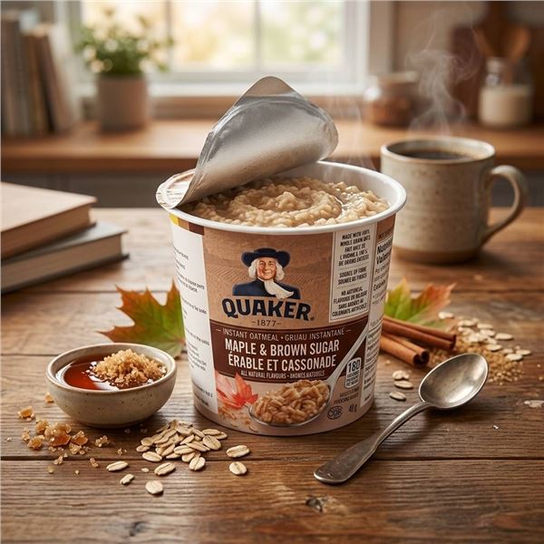 Quaker Maple & Brown Sugar 12 x 48g