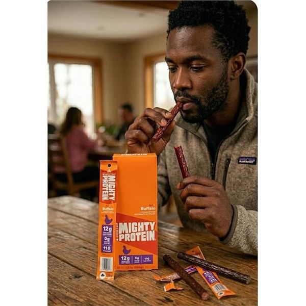 Buffalo Mighty Protein Chicken Sticks 12 x 32g