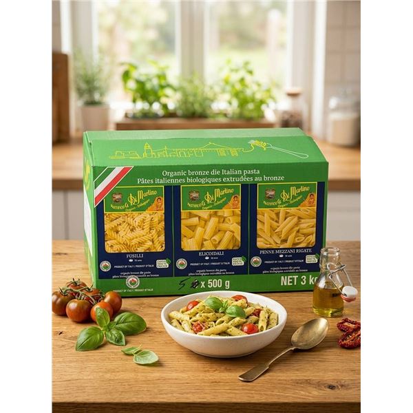 Di Martino Organic Italian Pasta Variety Pack 5 x 500g