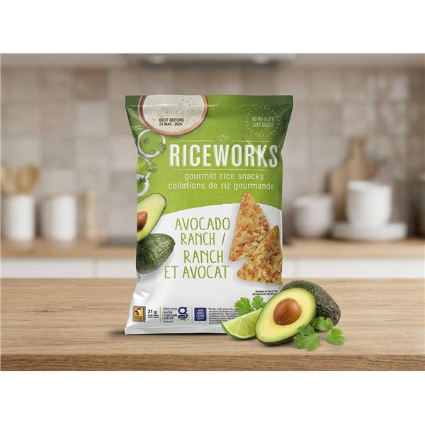 Riceworks Avocado Ranch 12 x 156g Bags
