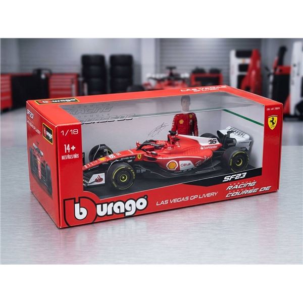 Bburago Ferrari SF21 Las Vegas GP 1:18 Model Car