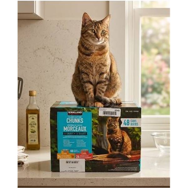 Kirkland Chunks Cat Food 48 Cans